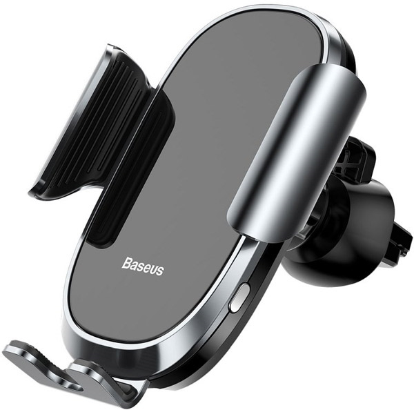 Baseus CAR Holder Smart CAR Mount Cell Phone Holder Silver (automatic