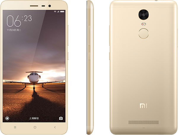 Κινητο Xiaomi Redmi Note 3 PRO 1.8ghz Dual SIM LTE 32gb 3GB RAM Gold -  Κινητο τηλεφωνο (TEL.090375)