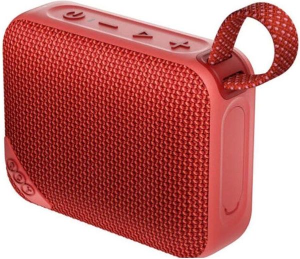 QCY SP2 RED - POCKET SIZE IP67 RGB BT SPEAKER DEEP PUNCH BASS TWS STEREO SUBWOOFER 17H