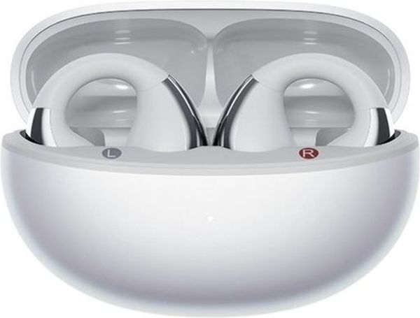 QCY CROSSKY C30S WHITE (QT33S) OPEN EAR BT6.0 LDAC/AAC/SBC EARBUDS 40H CALL NOISE AI CANCEL DUAL