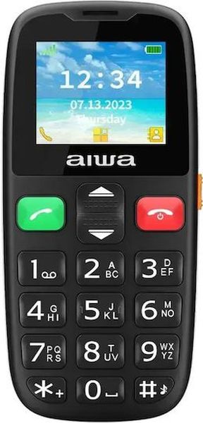 ΚΙΝΗΤΟ AIWA SLIM BT FEAT PHONE 4G DUAL SIM PHONE FPH-S100 BLACK FPH-S100-4G