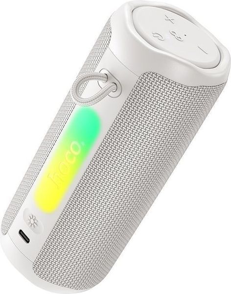 HOCO BLUETOOTH SPEAKER HC50 8W TWS RGB WATERPROOF, WHITE