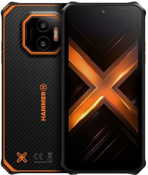 ΚΙΝΗΤΟ HAMMER ENERGY X2 5G (DUAL SIM) 256GB 8GB RAM BLACK-ORANGE
