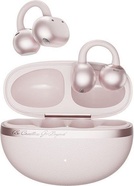 QCY CROSSKY C50 PINK (CT06) OPEN EAR EARCLIP, BT 6.0, IPX5 WATERPROOF, 35