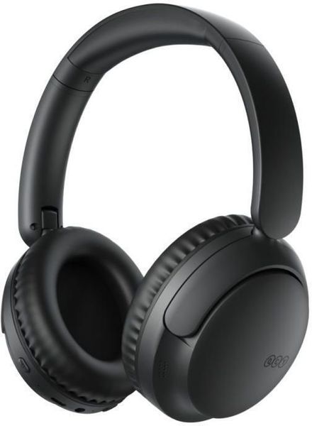 QCY H2S LITE HEADPHONES BLACK - TYPE-C & BLUETOOTH CLEAR CALL ENC IOS/ANDROID 60HOURS 10M 40MM