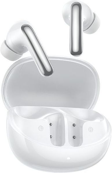 QCY MELOBUDS N60 WHITE - HI-RES LDAC TWS BT ANC EARBUDS 45H FAST CHARGE IPX5 MULTIPOINT CONNECTION