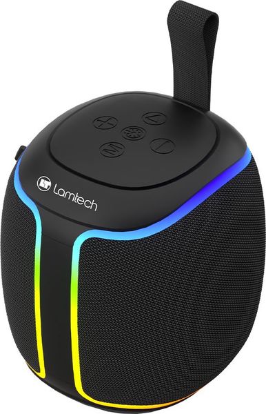 LAMTECH RGB DETACHABLE WIRELESS SPEAKERS 5W BLACK LAM980985