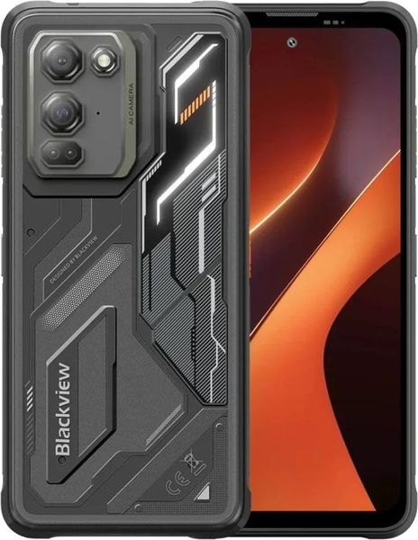 ΚΙΝΗΤΟ BLACKVIEW OCTA-CORE RUGGED PHONE 6.78' (12GB+256GB) NFC A16 PHANTOM BLACK FORT200-12256-B
