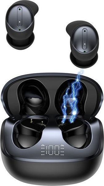 XO G52 SLEEP ANC BUDS WITH LED POWER DISPLAY BLACK COLOR