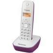panasonic dect kx tg1611 white purple gr photo