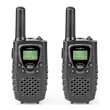 nedis walkie talkie 8 channels vox range 8km black photo