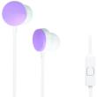 crypto ef 100 in ear handsfree white purple photo crypto ef 100 in ear handsfree white purple photo