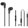 qoltec 50800 in ear headphones with microphone black photo qoltec 50800 in ear headphones with microphone black photo