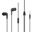qoltec 50802 in ear headphones with microphone black photo qoltec 50802 in ear headphones with microphone black photo