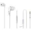 qoltec 50803 in ear headphones with microphone white photo qoltec 50803 in ear headphones with microphone white photo