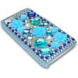 SANDBERG BLING COVER IPHONE 4/4S BLUE FLOWERS