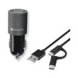 4smarts hybrid 20 in car universal charger black reversible metal 31a photo 4smarts hybrid 20 in car universal charger black reversible metal 31a photo