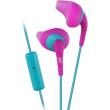 jvc ha enr15 pe sport ear bud with mic remote pink photo