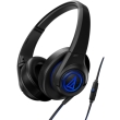 audio technica ath ax5is sonicfuel over ear headphones for smartphones black photo