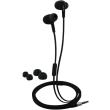 logilink hs0042 sports fit in ear stereo headset 35mm with 2 sets ear buds waterproof black photo