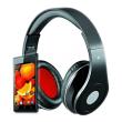 rebeltec audiofeel2 headphones with mic black photo