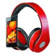 rebeltec audiofeel2 headphones with mic red photo