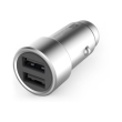 xiaomi roidmi dual usb car charger silver photo xiaomi roidmi dual usb car charger silver photo