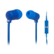 meliconi 497445 mysound speak fluo in ear headphones with microphone blue photo
