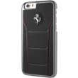 ferrari 488 debossed leather rear case for apple iphone 6 6s black red photo