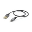 hama 135788 elite metal usb cable for apple iphone ipad with lightning connector 075m photo hama 135788 elite metal usb cable for apple iphone ipad with lightning connector 075m photo