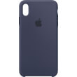 apple mrwg2zm a iphone xs max silicone case midnight blue photo