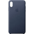 apple mrwu2zm a iphone xs max leather case midnight blue photo
