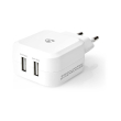 nedis wchau484awt wall charger dual usb a 48a white photo