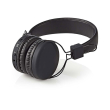 nedis hpbt1100bk wireless bluetooth on ear headset foldable black photo