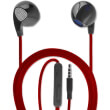 4smarts in ear stereo headset melody 35mm audio cable 12m black red photo 4smarts in ear stereo headset melody 35mm audio cable 12m black red photo