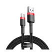 baseus cable cafule type c 3a 1m red black photo
