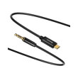 baseus cable yiven audio m01 usb type c mini jack 35mm 12 m black photo