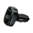 baseus transmitter fm t type s 09 bluetooth mp3 car kit charger black photo