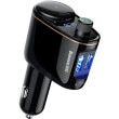 baseus transmiter fm s 06 locomotive bluetooth mp3 car charger black photo