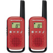 motorola talkabout t42 walkie talkie 4km red photo