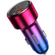 baseus car charger magic pps qc 40 usb type c pd 45w red photo