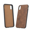 forever prime leather back cover case for samsung galaxy s9 brown photo