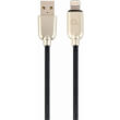 CABLEXPERT CC-USB2R-AMLM-2M PREMIUM RUBBER 8-PIN CHARGING AND DATA CABLE 2M BLACK