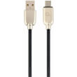 CABLEXPERT CC-USB2R-AMMBM-2M PREMIUM RUBBER MICRO-USB CHARGING AND DATA CABLE 2M BLACK