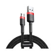 baseus cable cafule micro usb 15a 2m red black photo