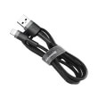baseus cafule cable usb for lightning 15a 2m grey black photo