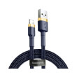 baseus cafule cable usb for lightning 24a 1m gold blue photo