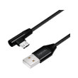 logilink cu0142 usb 20 to micro usb 90 angled male 1m photo