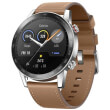 honor watch magic 2 46mm silver flax brown photo honor watch magic 2 46mm silver flax brown photo