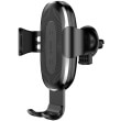 baseus wireless charger gravity car mount black photo
